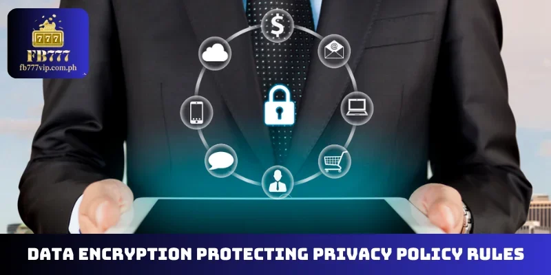 Data encryption protecting Privacy Policy rules