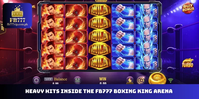 Heavy hits inside the FB777 Boxing King arena