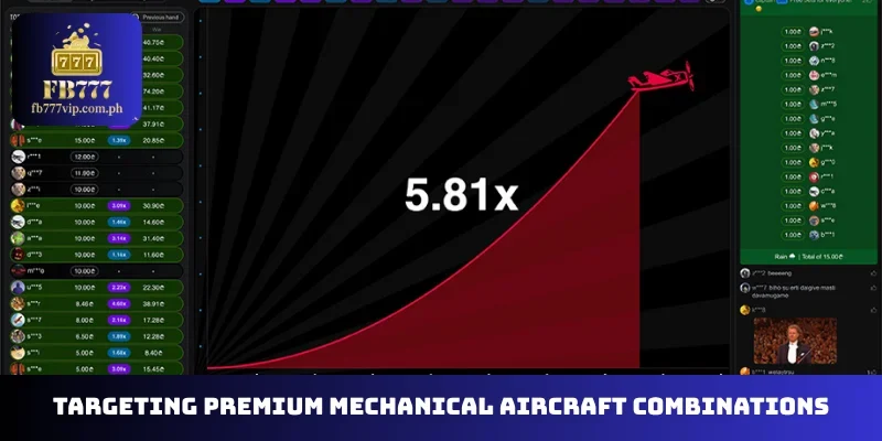 Targeting premium mechanical aircraft combinations