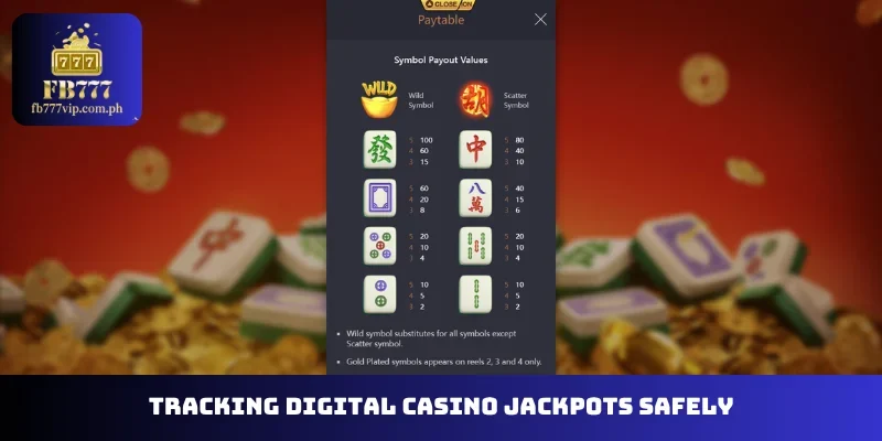 Tracking digital casino jackpots safely